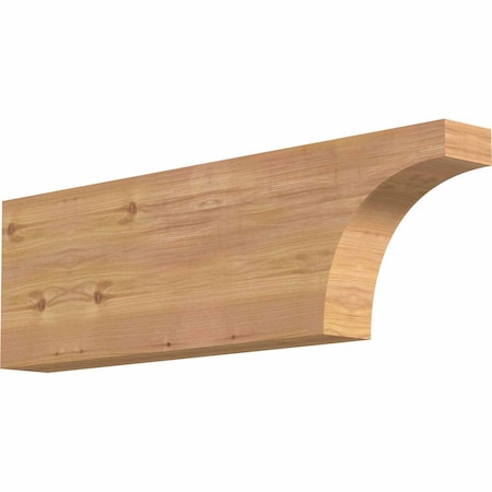Ekena Millwork Huntington Smooth Rafter Tail, Western Red Cedar, 3 1/2"W x 10"H x 32"L RFT04X10X32HUN00SWR